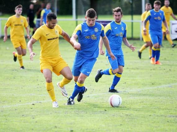 Regan Miles was at the double in Rustington's win over Ferring. Picture by Derek Martin
