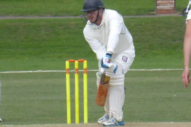 Matt Peters batting for Bexhill during last weekend's defeat at The Polegrove.