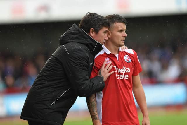 Harry Kewell with Dean Cox