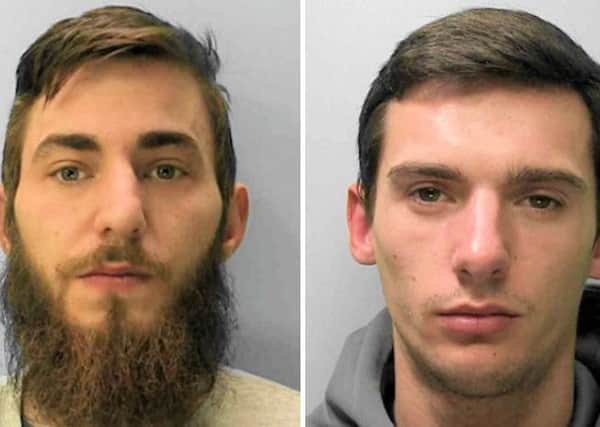Jack Beaver (left) and Lee Woods, image provided by Sussex Police
