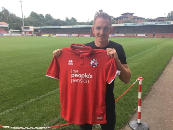 Rob Milsom when he signed for the Reds