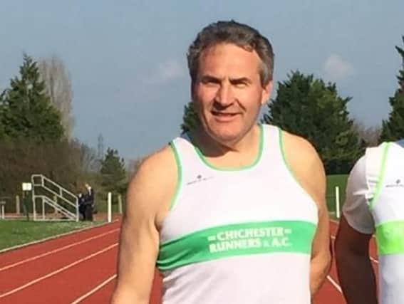 Andy Hall of Chichester Runners