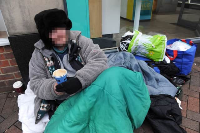Homeless in Eastbourne (Photo by Jon Rigby)