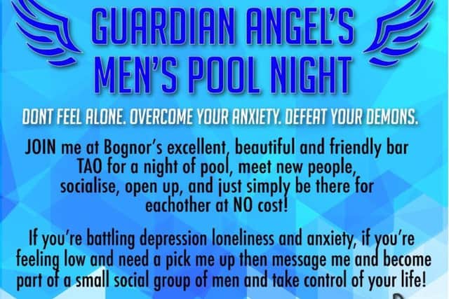 Guardian Angels mens games night takes place every Monday from 7pm to 9pm.