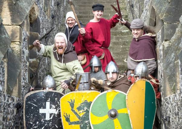 Menancing Normans in the Castle. Photo credit: Victoria Dawe
