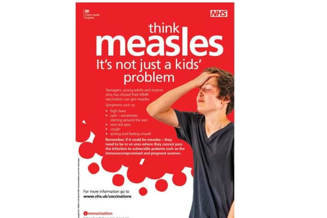 Public Health England is asking students to check they are up to date with meningitis and measles vaccines