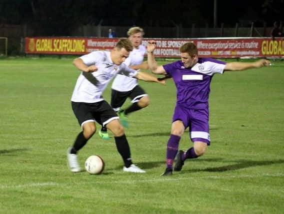 Pagham on the attack in their cup win over East Preston - now for Whitehawk / Picture by Roger Smith