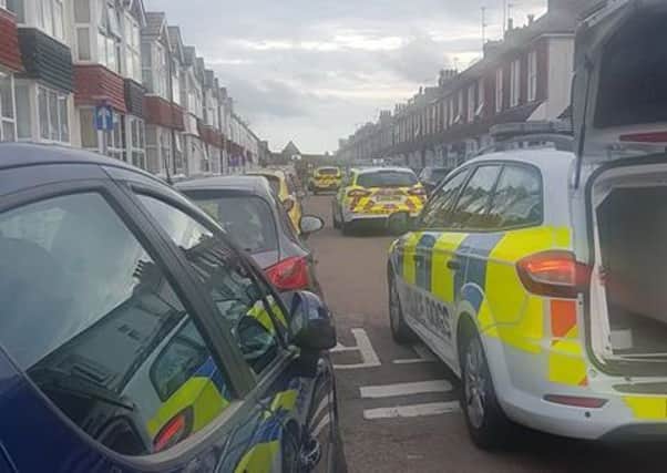 Armed police arrested two boys following the raid. Picture: Contributed