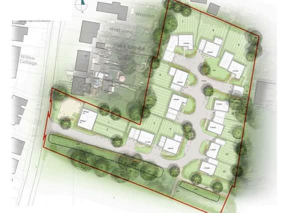 Plans for 14 new homes in Slinfold have been approved