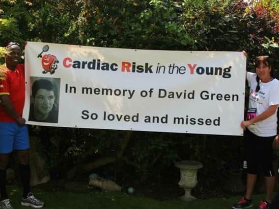 In David's memory, his family and friends have set up theDavid Green Memorial Fund to raise money for the charity 'Cardiac Risk in the Young' (CRY). Picture contributed