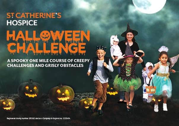St Catherines Hospice Halloween challenge is taking place on Sunday 28 October 2018  at Copthorne School, Crawley;