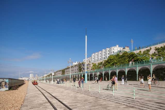 Artist's impression of People's Promenade, Brighton SUS-180509-145646001