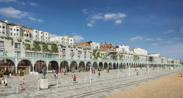 Artist's impression of the People's Promenade in Brighton SUS-180509-134354001