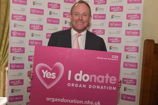 Arundel & South Downs MP Nick Herbert has backed calls for a change in the law surrounding organ donations. Picture: BRD Associates