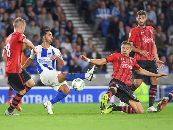 Action from Albion's Carabao Cup clash with Southampton last month. Picture by PW Sporting Photography