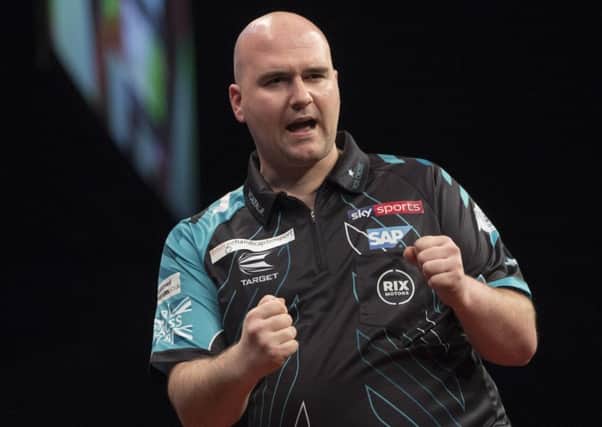 Rob Cross is looking forward to playing in the Paddy Power Champions League of Darts at The Brighton Centre. Picture courtesy Lawrence Lustig/PDC