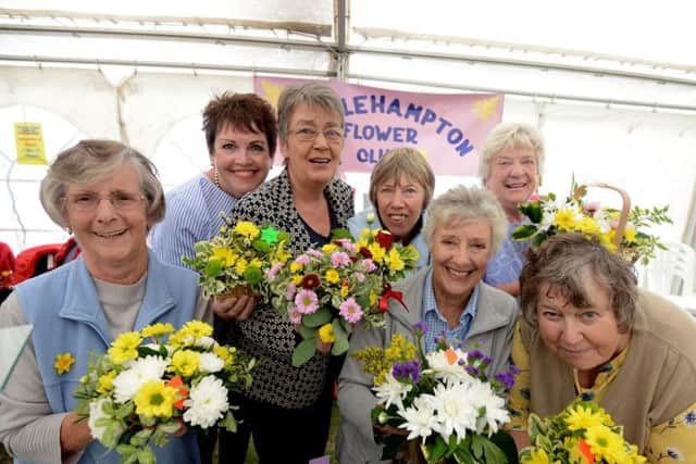 The Littlehampton Flower Club stall