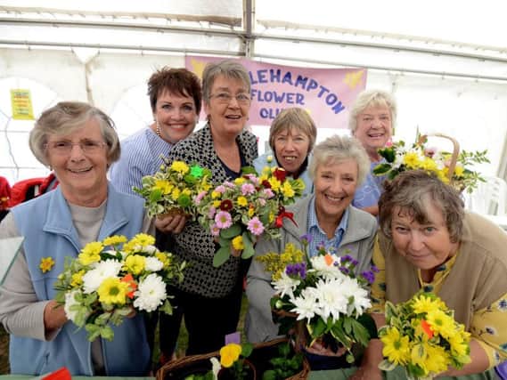 The Littlehampton Flower Club stall
