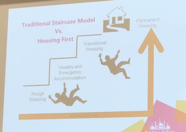 The traditional Staircase model of housing described by Sue Forrest