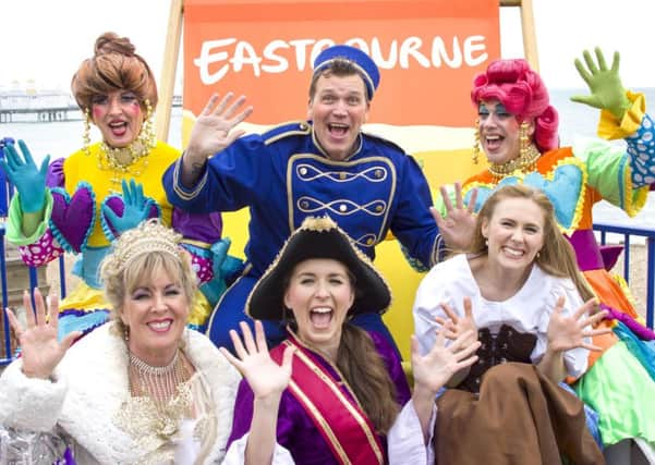 Cast members of the forthcoming Devonshire Park panto Cinderella