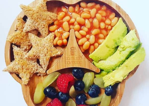 Vegan baby led weaning (BLW) meals made by Jasmin Martin, for her daughter Poppy, which she shares to her Instagram @whatpoppyeats_ SUS-181209-204839001