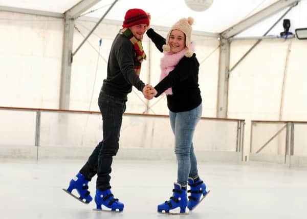 Launch of the temporary ice rink in Bognor Regis last year