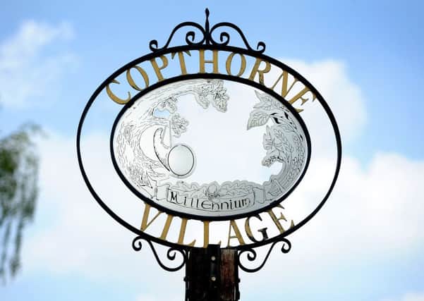 Copthorne Village Sign