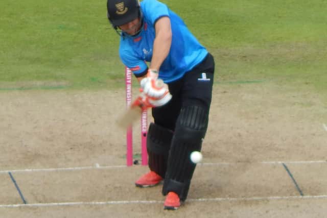 Laurie Evans top-scored for Sussex