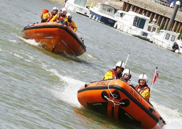 Both boats were called to the incident