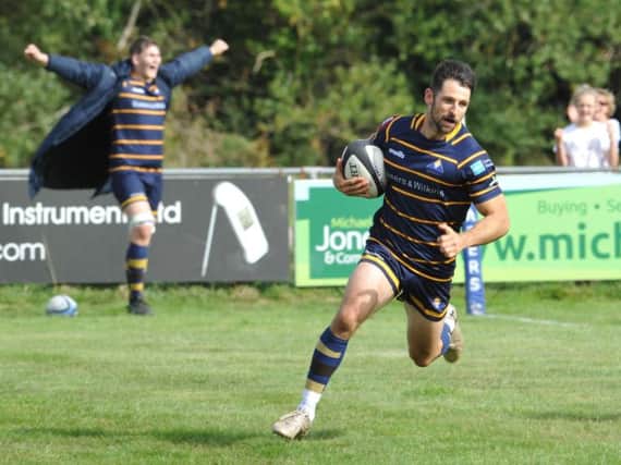 Matt McLean reached 100 National League tries in Worthing Raiders' win over Redruth. Picture by Stephen Goodger