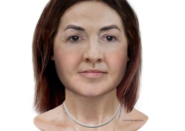 A forensic artist's impression of how she looked