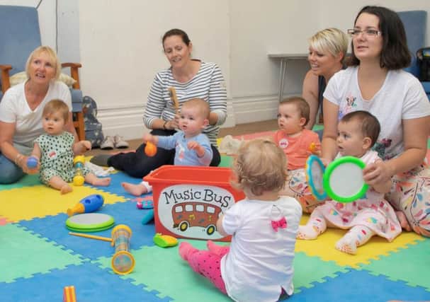 Musical babies at the Yews centre SUS-180918-115923001