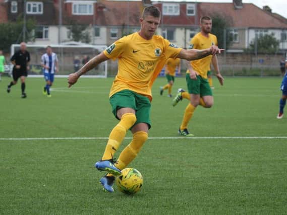 Chris Smith got the goal in Horsham's 1-0 win over Herne Bay. Picture by John Lines