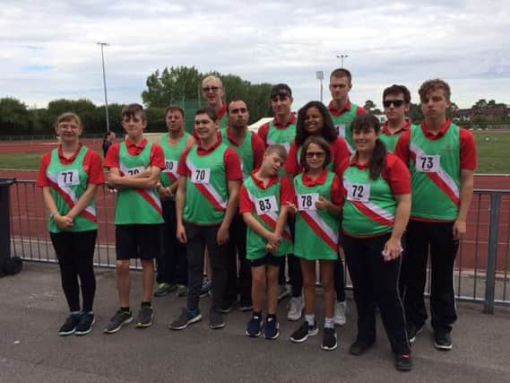 Worthing Harriers' Special Olympics squad