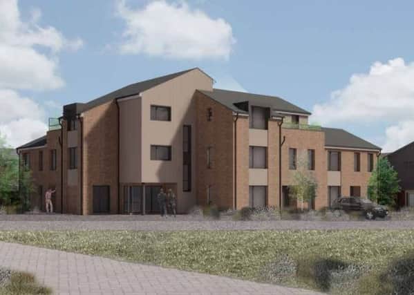 New temporary accommodation planned for Rowan Drive Billingshurst (photo from HDC's planning portal).
