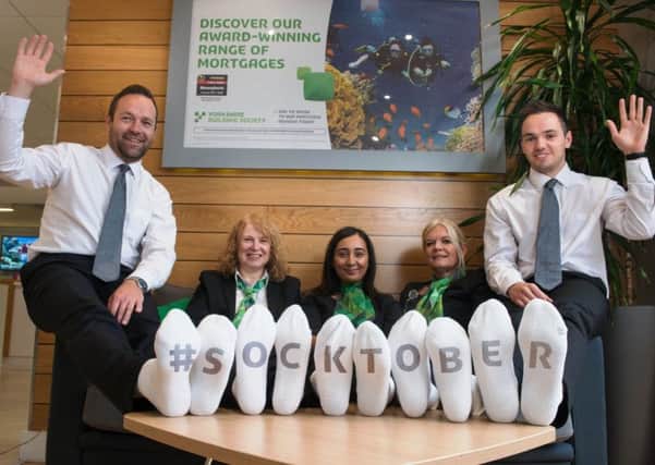 Post a picture online with your favourite socks on October 10 with the hashtag #socktober