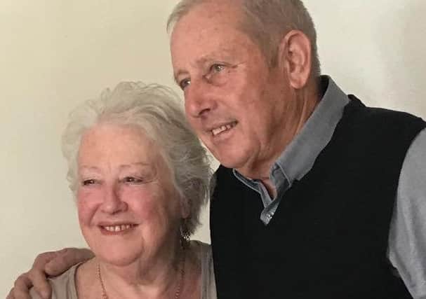 Rosemary Ray with her long-lost brother Stuart when they met in Worthing