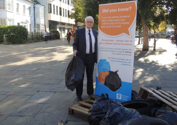 Philip Circus is spearheading a crackdown on flytippers SUS-180921-100626001