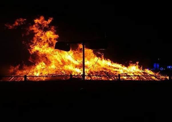 This year's Littlehampton bonfire. Picture: Victoria Fleming