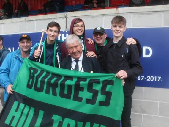 Legend John Buck with some of the younger Hillian fans