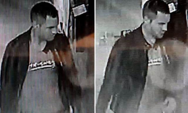 Still images of the suspect released by police. Picture courtesy of Sussex Police SUS-180923-133429001