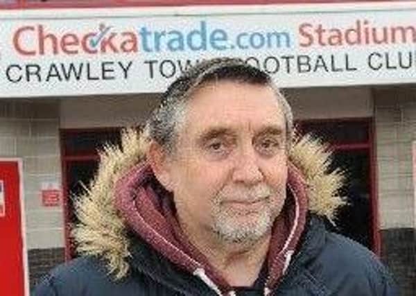 Crawley Town season ticket holder Geoff Thornton