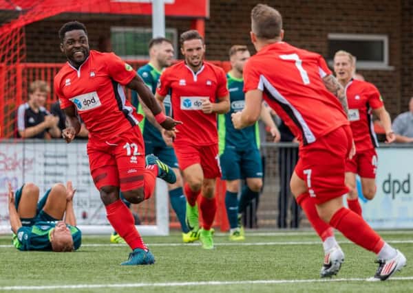 Yemi Odubade was on target in the FA Cup for Borough - picture: Jamie Evans