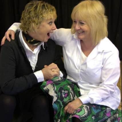 Alethea 'Leafy' Scott (right) with Linda Hull in 'Daisy pulls it off'. SUS-180926-091224001