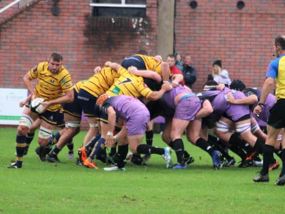 Action from Clifton v Worthing Raiders. Picture by Colin Coulson