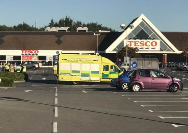 Customers at Tesco Littlehampton have become unwell after apparently breathing in paint fumes