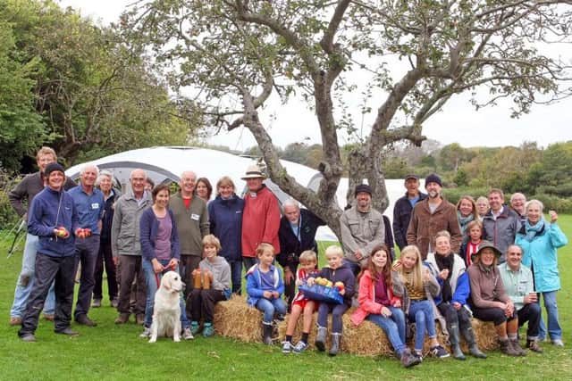 Last year's Apple Day at Steyning Community Orchard. Photo by Derek Martin DM17100865a