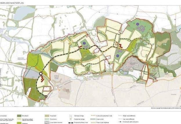 The masterplan. Picture: Mid Sussex District Council