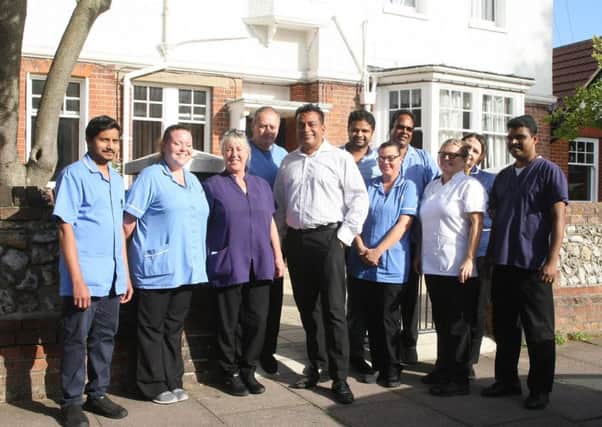 Staff at the care home in Shakespeare Road
