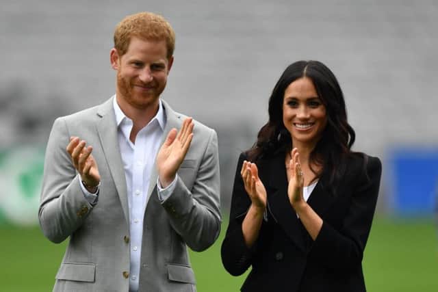 The Duke and Duchess of Sussex Credit: Dominic Lipinski/PA Wire
